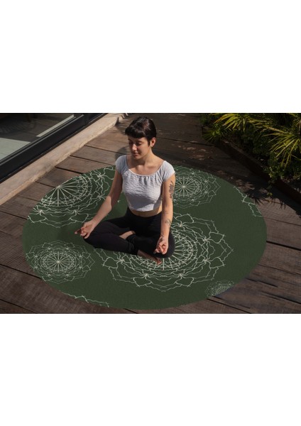 Yoga, Meditasyon,burçlar ve Mandala Temalı, Meditasyon Halısı 20
