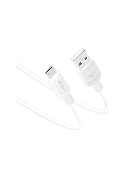 Linktech K448 Micro USB Data/şarj Kablosu 1mt 2.4A Beyaz