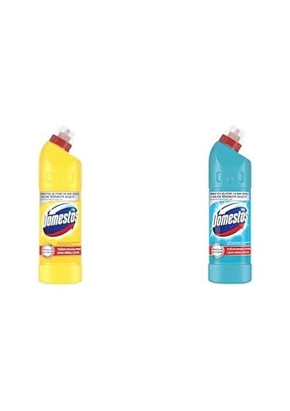 Yoğun Kıvamlı Çamaşır Suyu Limon Ferahlığı 750 ml ve Yoğun Kıvamlı Çamaşır Suyu O