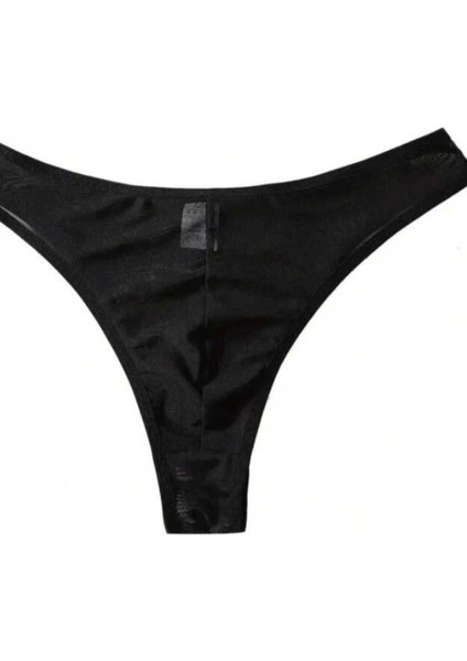 Modlive Erkek Biyeli Siyah Transparan Brazillian Slip fiyatları