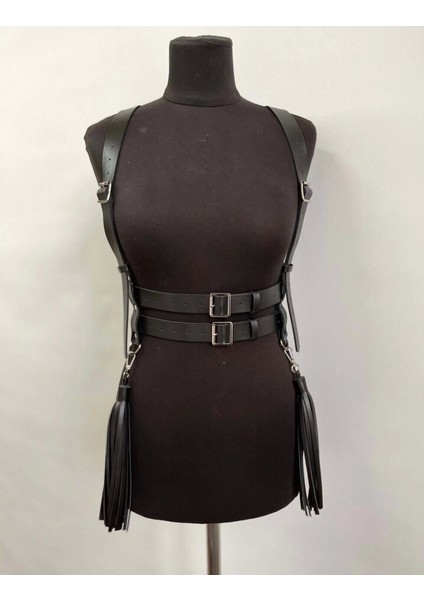 Modlive Şık ve Tarz Püsküllü Deri Kemer - APFT1393-S1