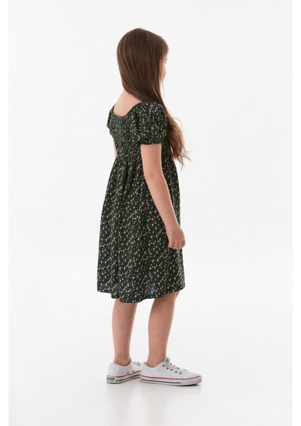 Madonna Yaka Balon Kol Kız Çocuk Elbise indirimleri