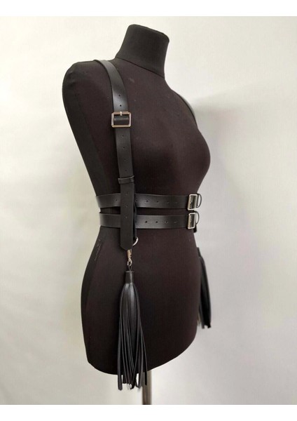 Modlive Şık ve Tarz Püsküllü Deri Kemer - APFT1393-S1 fırsatları