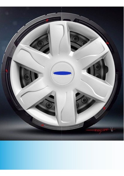 Dacia Lodgy 15 Inç Jant Kapağı Amblemli Gri (4-Adet) 152 MJDT-MB-8220