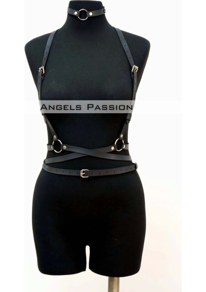 Modlive Deri Kemer, Elbise Kemeri ve Choker Takım - APFT632