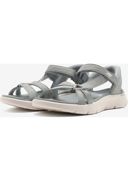 Go Walk Flex Sandal - Illuminate Kadın Gri Sandalet 141481 Gry