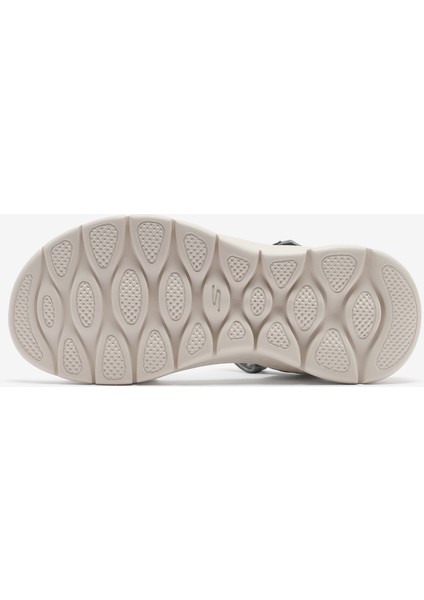 Go Walk Flex Sandal - Illuminate Kadın Gri Sandalet 141481 Gry