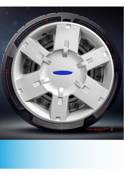 Dacia 15 Inç Jant Kapağı Amblemli Gri (4-Adet) 151 MJDT-MB-2091