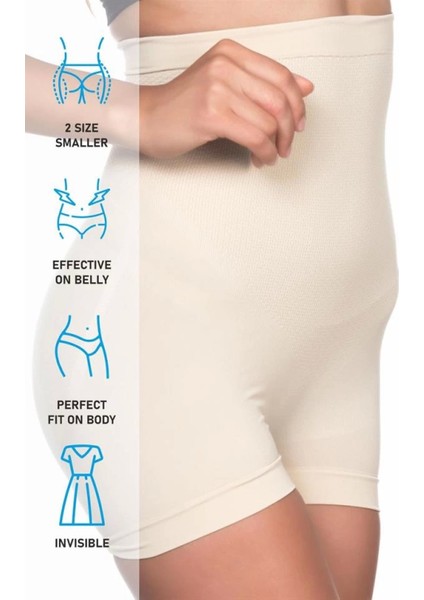 Modlive Ten Emay 2055 Yüksek Bel Masajlı Boxer Korse indirimleri