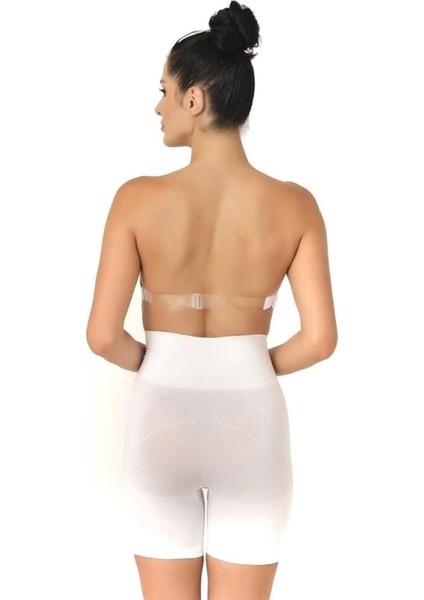 Modlive Beyaz Emay 2017 Düşük Bel Double Pantalon Korse modelleri