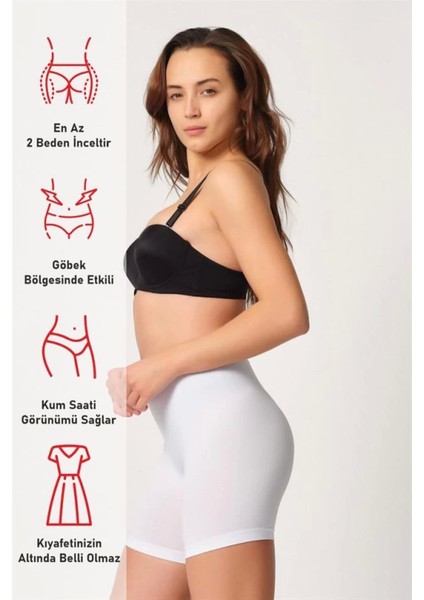 Modlive Beyaz Emay 3003 Soft Paçalı Boxer fırsatları