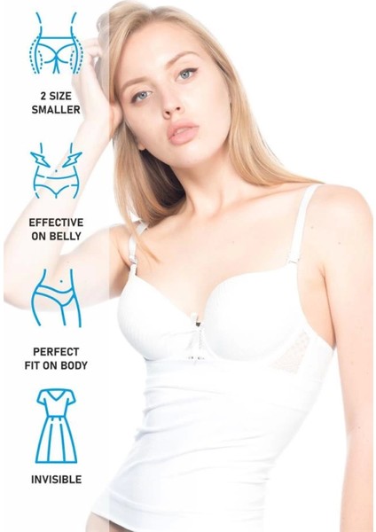 Modlive Beyaz Emay 2025 Double Bel Korse fırsatları