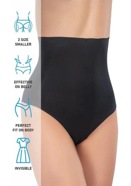 Modlive Siyah Mı Emay 2720 Lazer Kesim String Korse fırsatları