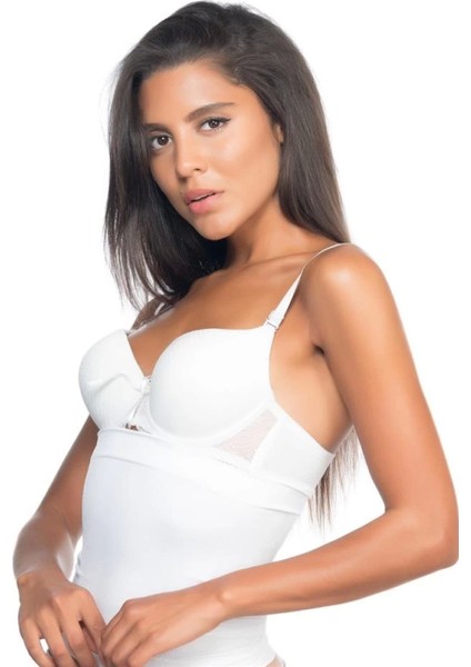 Modlive Beyaz Emay 2024 Ergonomik Bel Korse fiyatları