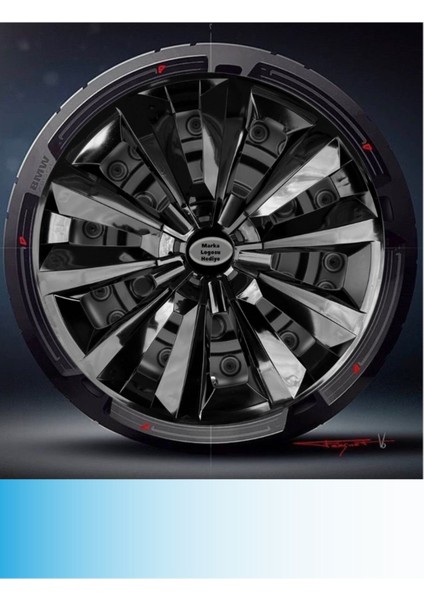 Citroen Zx 15 Inç Jant Kapağı Amblemli Gri (4-Adet) 220 MJDT-MB-13906
