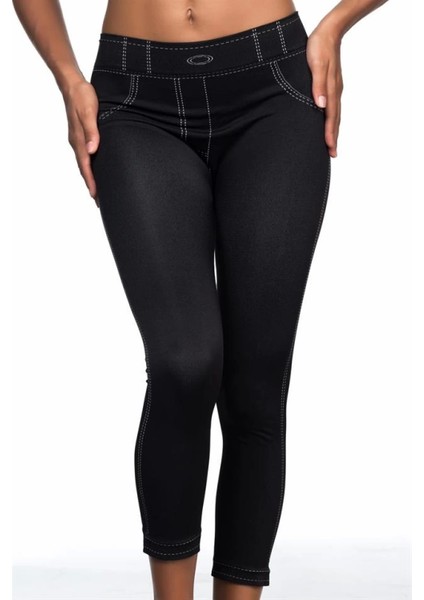 Modlive Siyah Emay 3801 Soft Kot Tayt modelleri