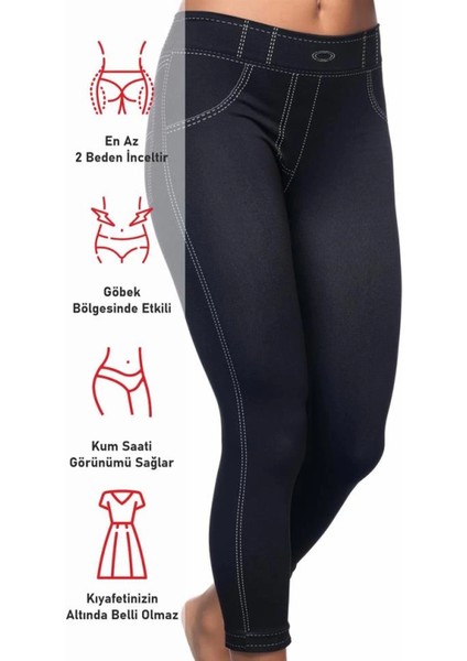 Modlive Siyah Emay 3801 Soft Kot Tayt fırsatları