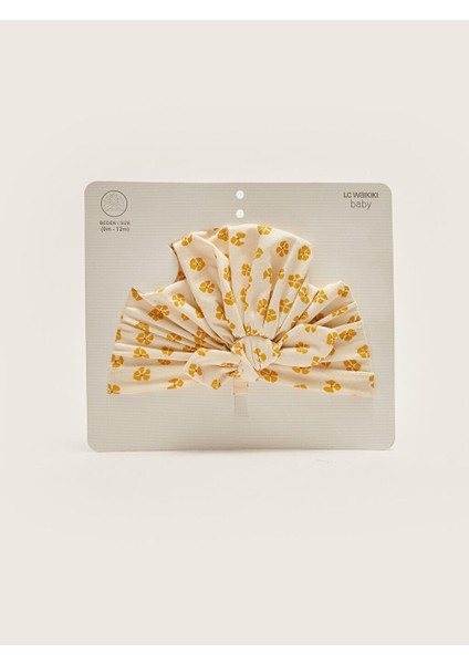 Baskılı Kız Bebek Saç Bandı