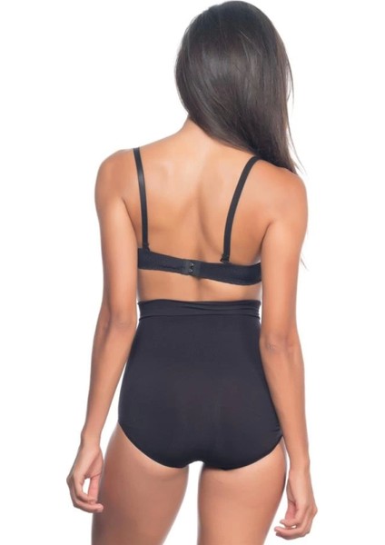 Modlive Siyah Emay 2057 Yüksek Bel Masajlı Slip Korse fiyatları