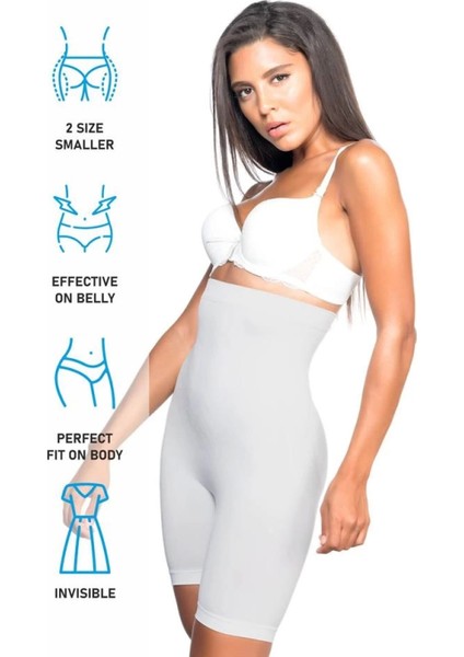 Modlive Ekru Mı Emay 2077 Yüksek Bel Desenli Paçalı Korse fiyatları