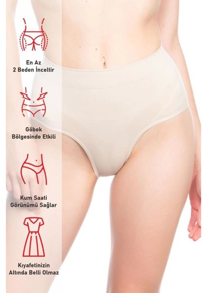 Modlive Ten Emay 7025 Ince Düşük Bel Slip Korse fırsatları