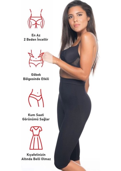Modlive Siyah Emay 2040 Anti Selülit Boxer Korse fırsatları