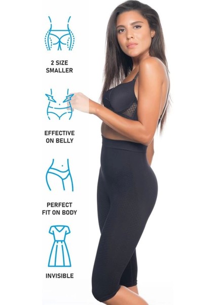 Modlive Siyah Emay 2040 Anti Selülit Boxer Korse indirimleri