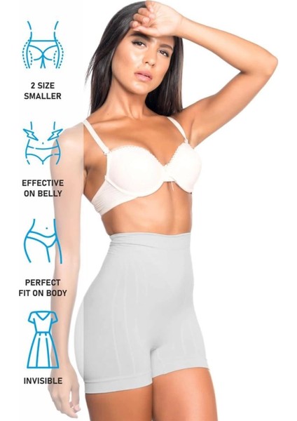 Modlive Ekru Mı Emay 7027 Düşük Bel Boxer Korse fiyatları