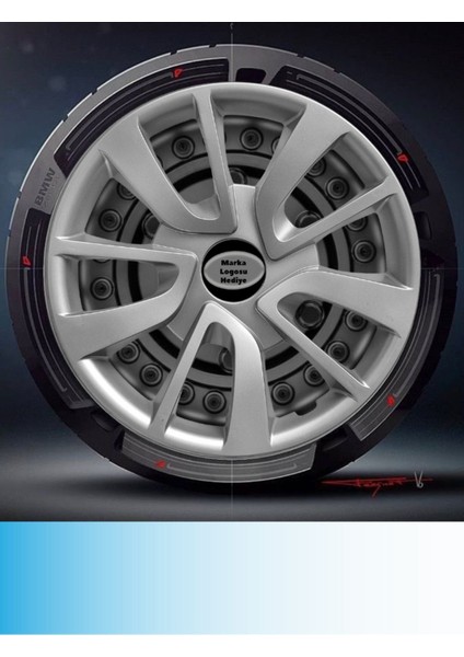Fiat Punto Evo 15 Inç Jant Kapağı Amblemli Gri (4-Adet) 101 MJDT-MB-10153 fiyatları
