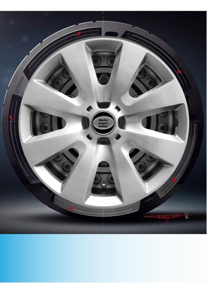 Fiat Scudo 15 Inç Jant Kapağı Amblemli Gri (4-Adet) 110 MJDT-MB-10733