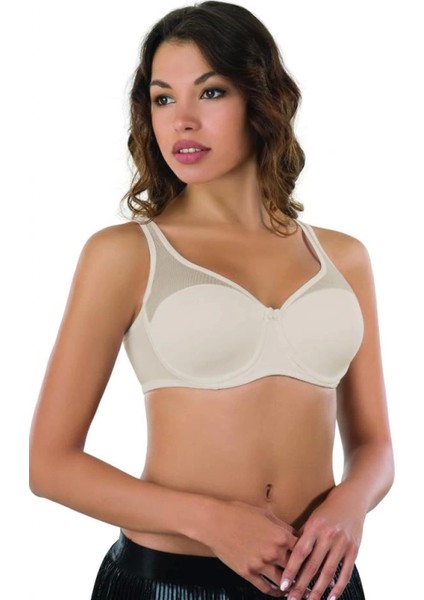 Modlive Ten Emay 167 B Tül Push Up Toparlayıcı Sütyen