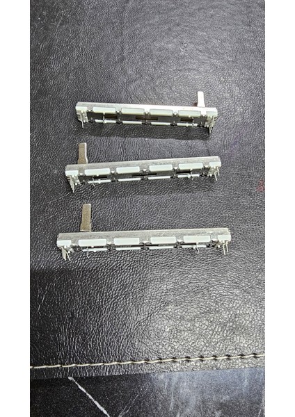 75MM 10K A103 Stero Sürgülü Potans 3 Adet Yamaha Behrınger Mixer Yedek Parça Orjinal indirimleri
