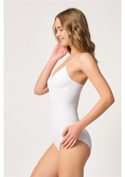 Modlive Beyaz M Emay 1925 Soft Pedli Çıtçıtlı Body modelleri