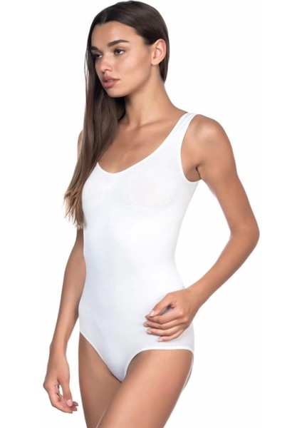 Modlive Beyaz Emay 1924 Soft Kalın Askıllı Çıtçıtlı Body fiyatları