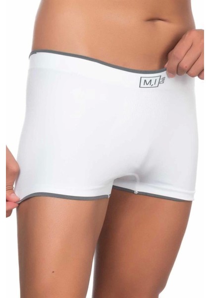 Modlive Beyaz Emay 2103 Soft Erkek Boxer