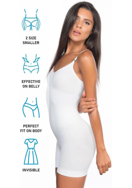 Modlive Beyaz Emay 2059 Boxer Boy Korse indirimleri