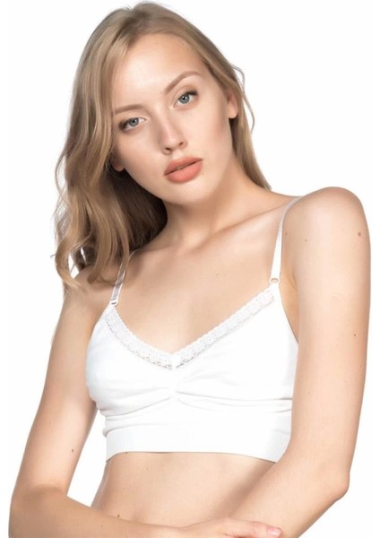 Modlive Beyaz Emay 4035 Agraflı Minimizer Korse