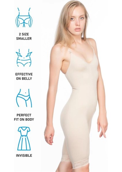 Modlive Ten Emay 2031 Paçalı Dantelli Boy Korse indirimleri