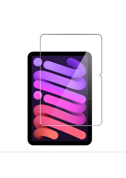 iPad Air 13 2025 M3 Tablet Temperli Cam Ekran Koruyucu - Şeffaf