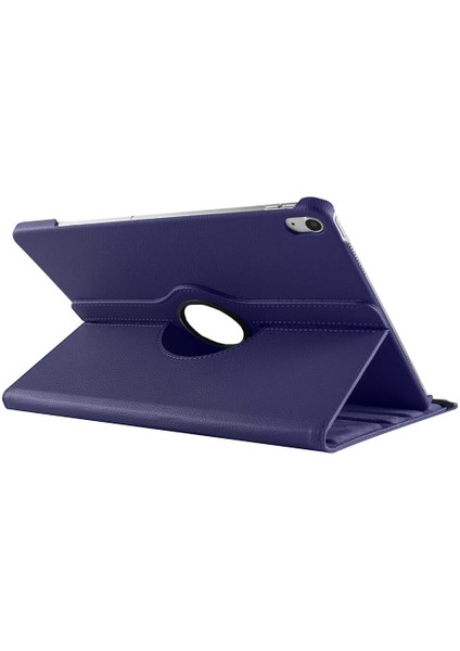 Apple iPad Air 13 2025 M3 Dönebilen Standlı Kılıf - Lacivert