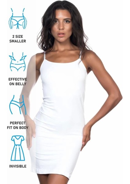 Modlive Beyaz Emay 5050 Kombinezon Korse indirimleri