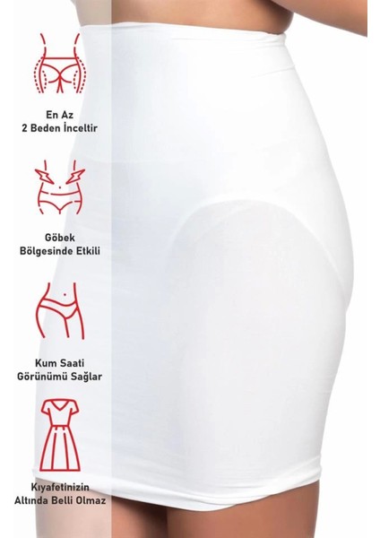 Modlive Beyaz Emay 2050 Külotlu Jüpon Korse modelleri