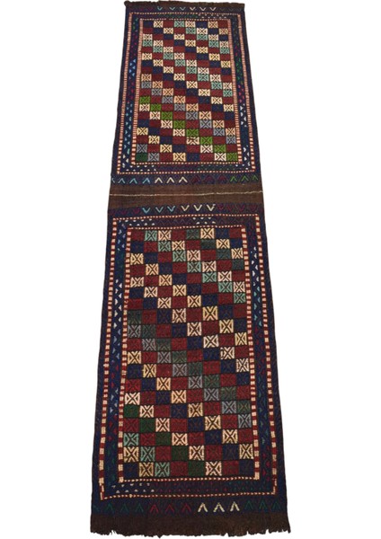 El Dokuma Yün Yolluk Konya Çumra Kilimi 0114 - Antika - Çok Renkli fırsatları