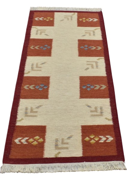 El Dokuma Yün Modern Yolluk Izmir Kilimi 0093 - Yeni - Çok Renkli fiyatları