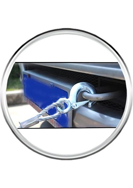 2 Ton Çelik Çekme Halatı, 4,5 mm, 2,5 m, Döküm Kanca, İzoleli, Türkiye Menşei fiyatları