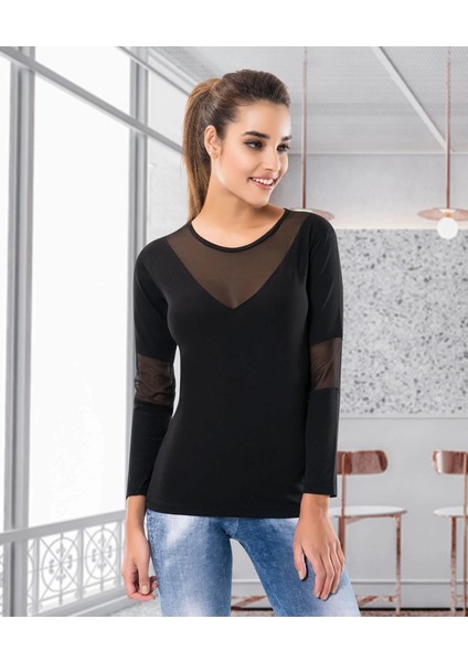 Marsilyan- Uzun Kol Kadın Body 124