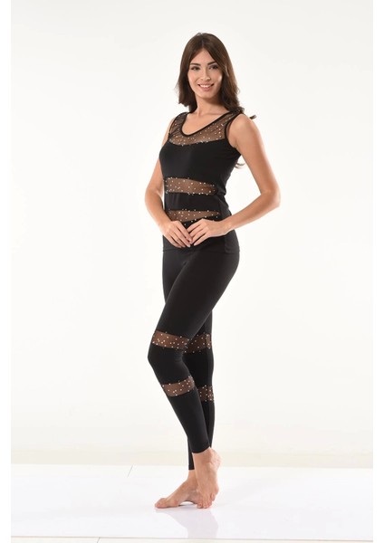 - Puantiyeli Transparan Tayt Takım 1504 fırsatları