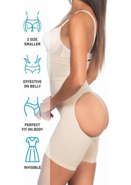 Modlive Ten Emay 2033 Popo Açık Boxer Korse indirimleri