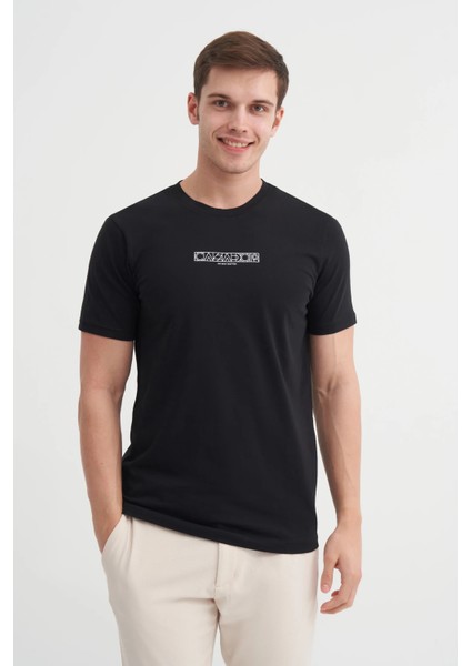 Siyah Erkek T-Shirt 4187