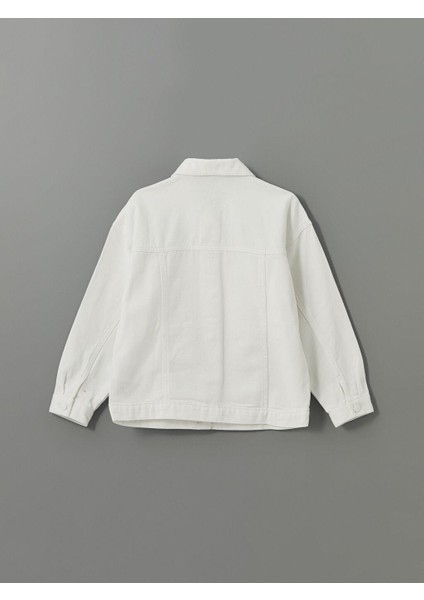 Baskılı Kız Çocuk Jean Ceket modelleri